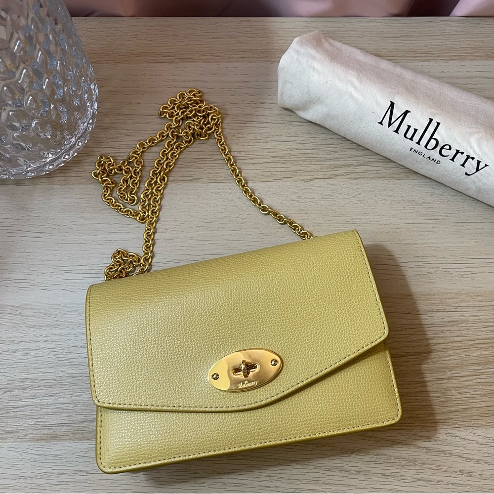 💯Authentic Mulberry bag lime green